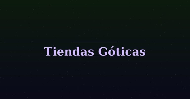 Tiendas góticas en España: mundogotico.com
